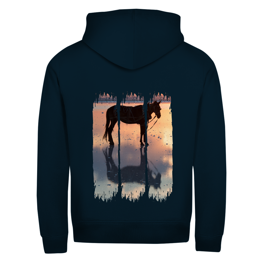Magic Sunset - Zipper-Hoodie Unisex | Rückendruck