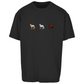Pferde Trio - Oversize T-Shirt-Unisex