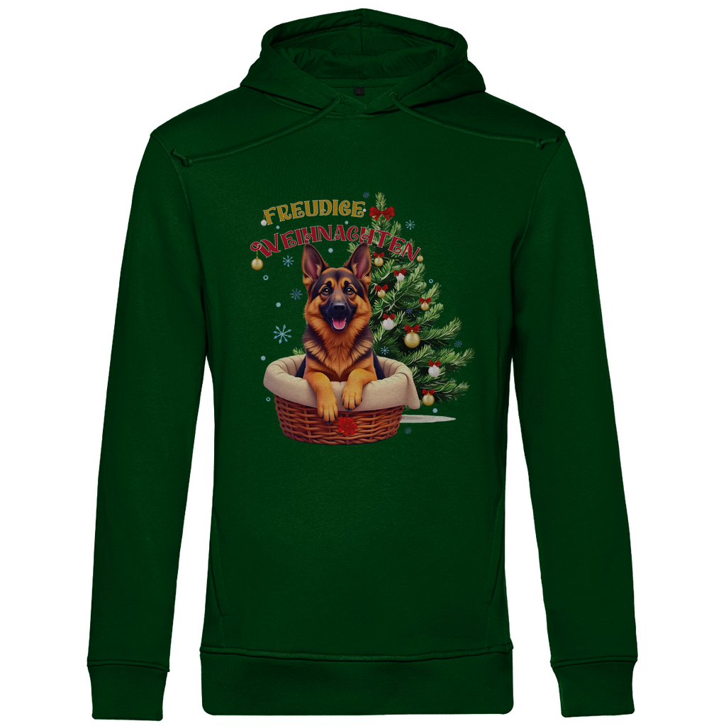 Freudige Weihnachten - Bio-Hoodie für Herren-Weihnachten