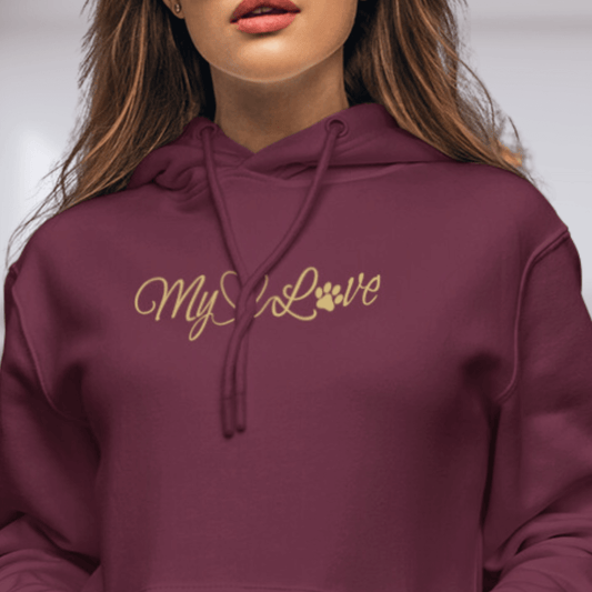 My Love - Bio-Hoodie für Damen