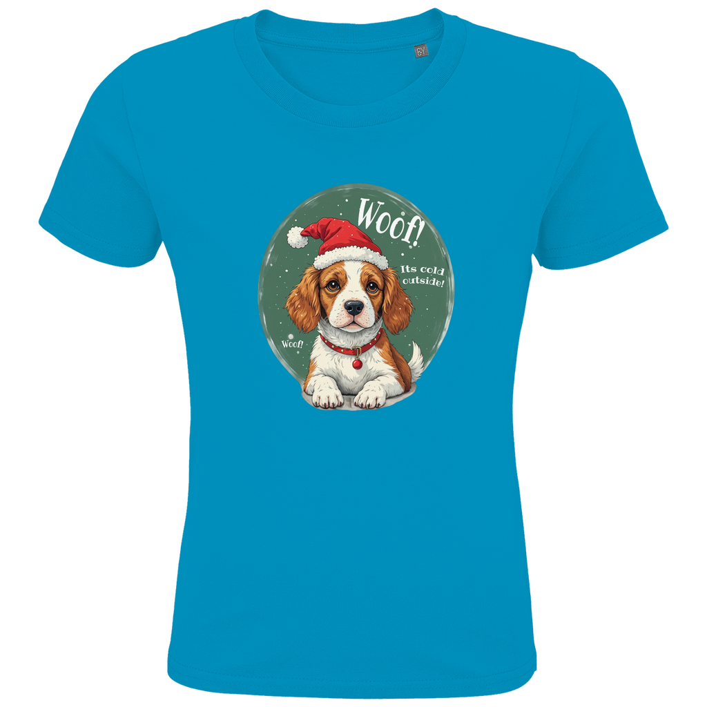 Wuff und Weihnachten - Bio T-Shirt für Kinder