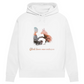 Glück kann man anfassen - Bio-Hoodie für Damen
