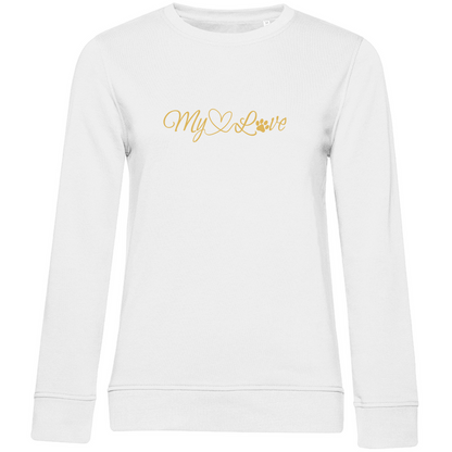 My Love - Bio-Sweatshirt für Damen