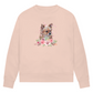Flower Chihuahua - Bio-Sweatshirt für Damen