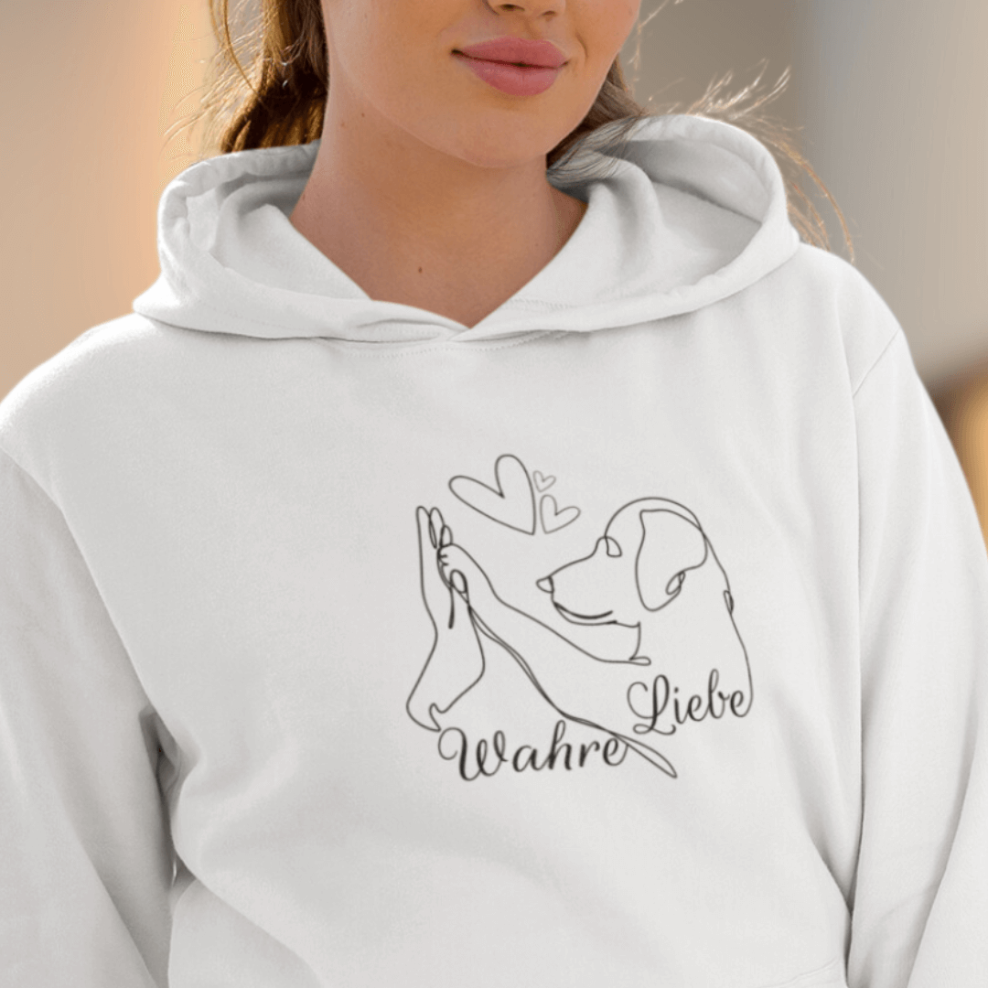 Meine  Wahre Liebe - Bio-Hoodie für Damen