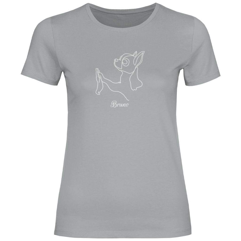 Chihuahua Team - T-Shirt für Damen-Dein Wunschtext