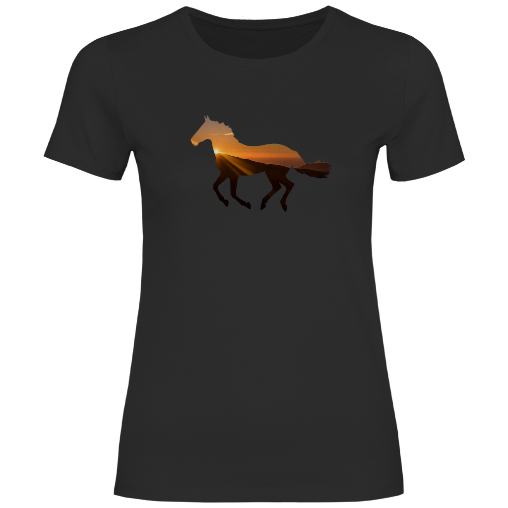 Damen T-Shirt Herzgalopp