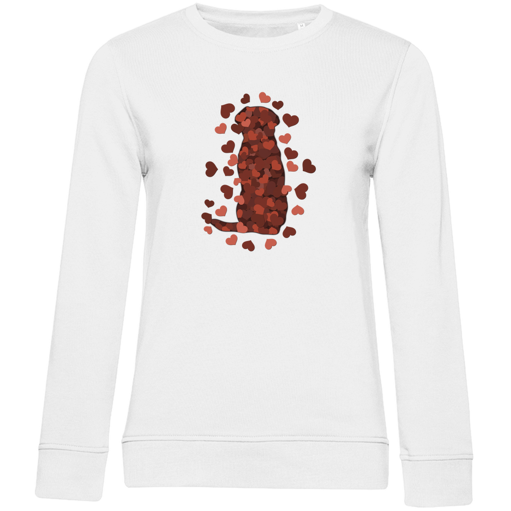 Valentinstag Special: Herzenshund – Bio-Sweatshirt für Damen