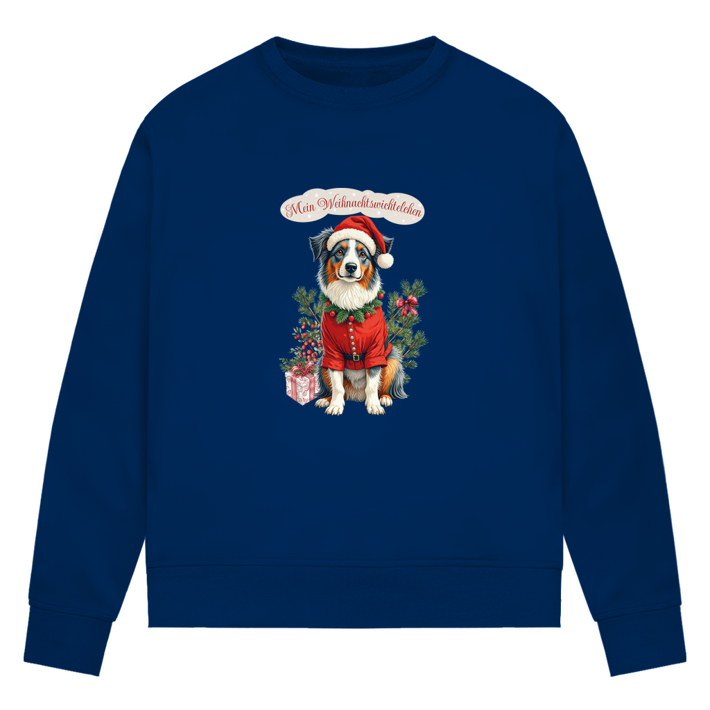 Weihnachtswichteln - Bio-Sweatshirt für Damen