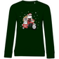 Biker Santa - Bio-Sweatshirt für Damen-Weihnachten