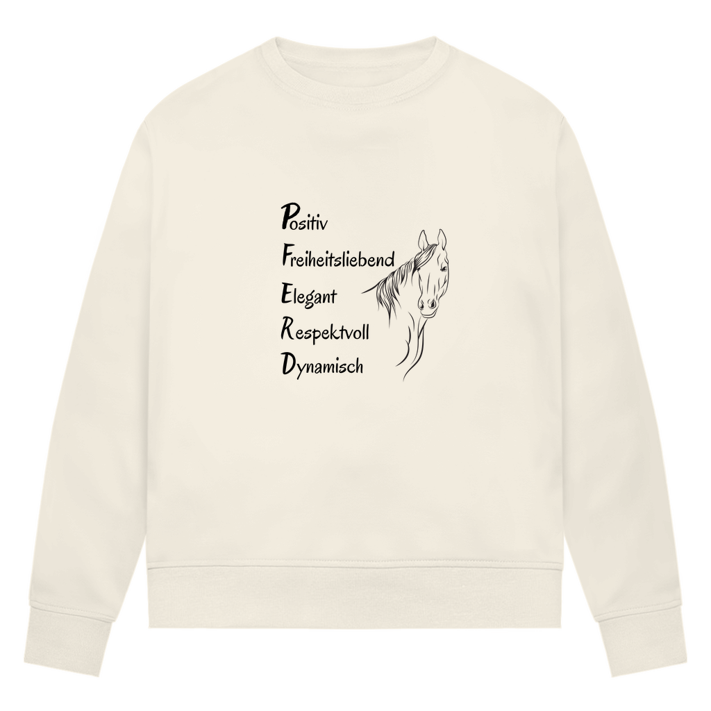 Seelenpferd - Bio-Sweatshirt für Damen
