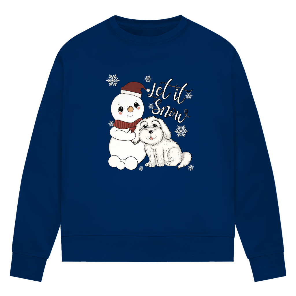 Let it snow - Bio-Sweatshirt für Damen