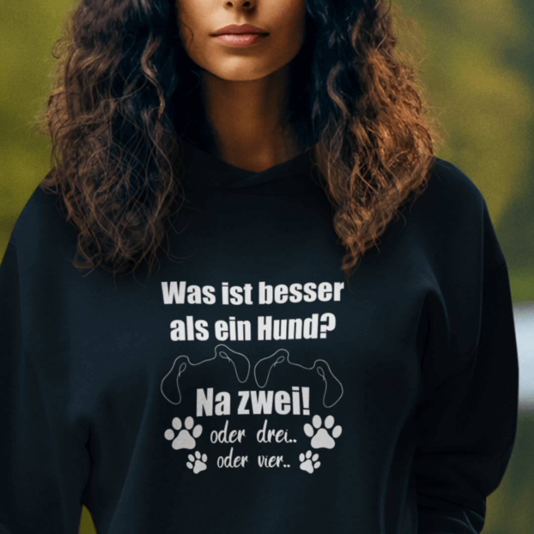 Je Mehr Desto Besser - Bio-Hoodie für Damen