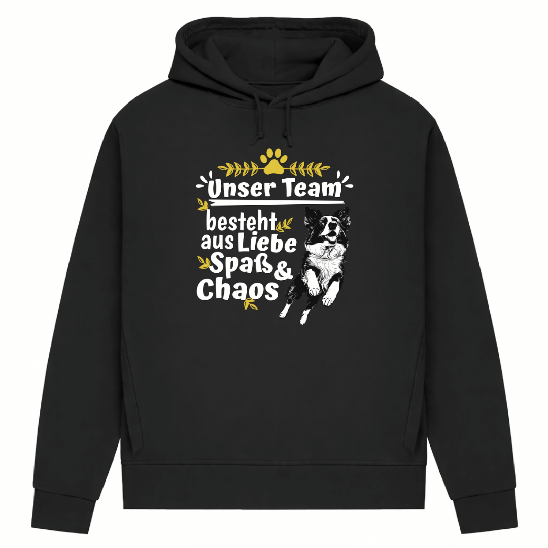 Unser Team– Hoodie aus Bio-Baumwolle für Damen