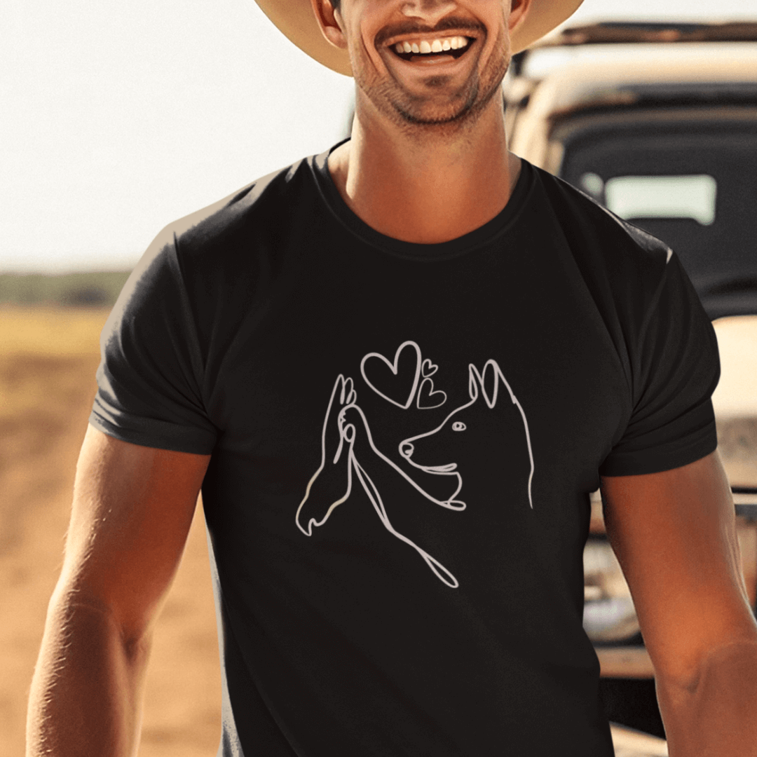 Wahre Liebe Stehohren - T-Shirt für Herren