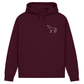 Eleganz mit Herz – Hoodie aus Bio-Baumwolle für Damen