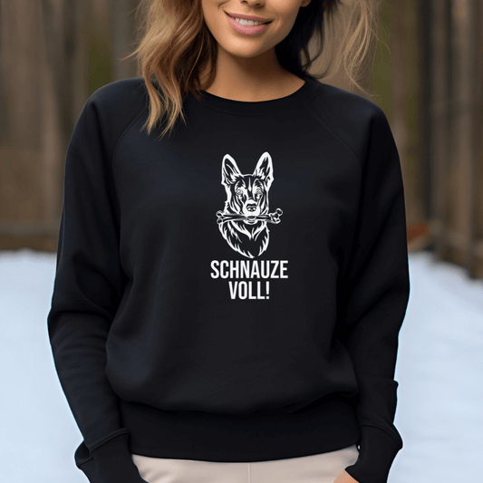 Schnauze Voll - Bio-Sweatshirt für Damen