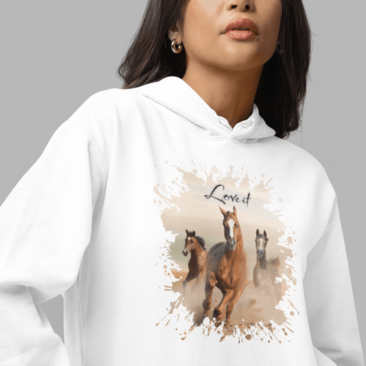 Pferdepower - Bio-Hoodie für Damen