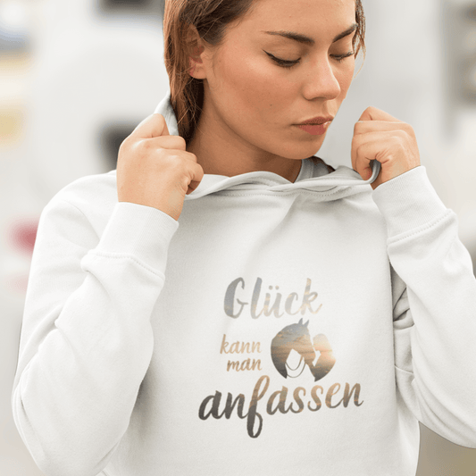 Glück - Bio-Hoodie für Damen