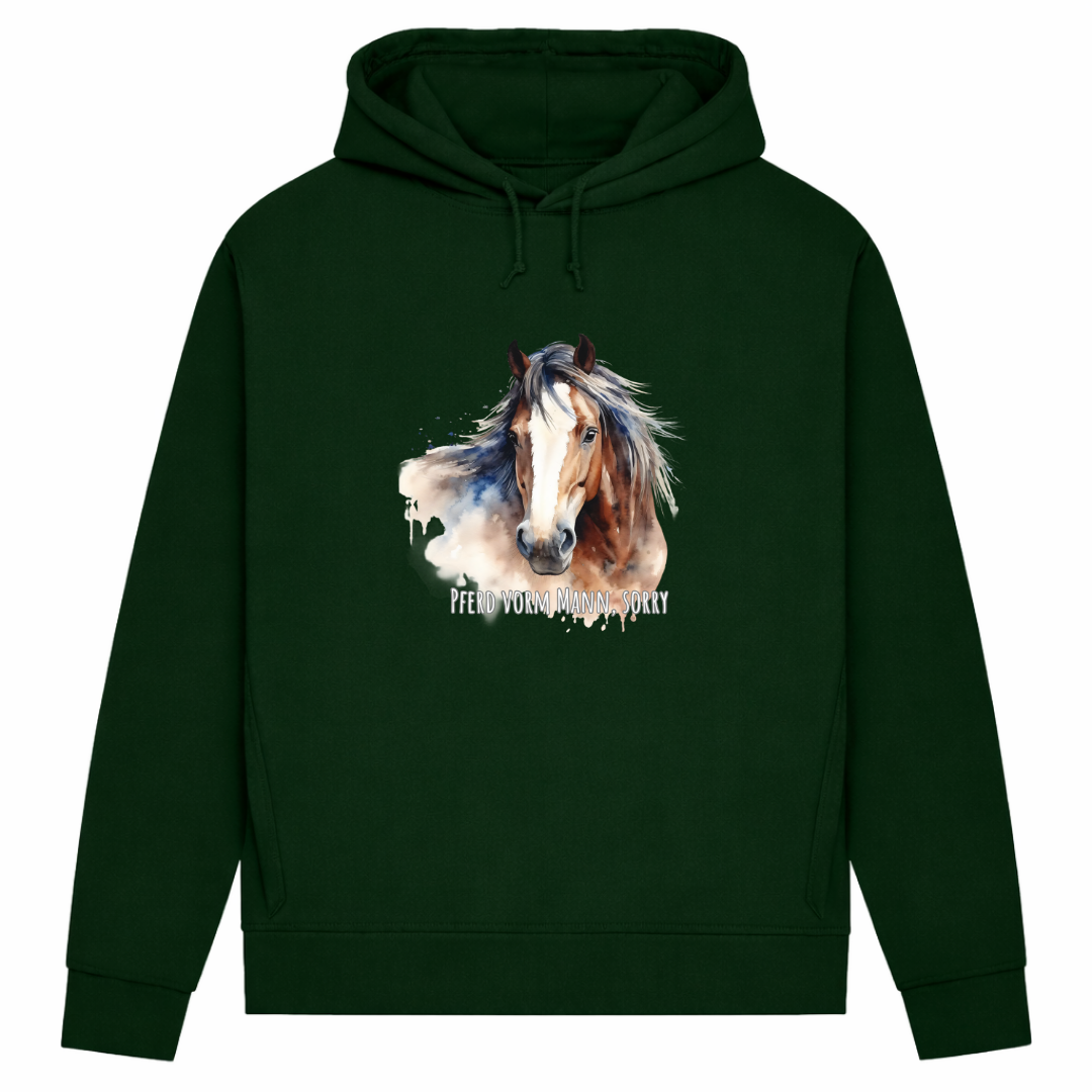Pferd - Hoodie aus Bio-Baumwolle für Damen