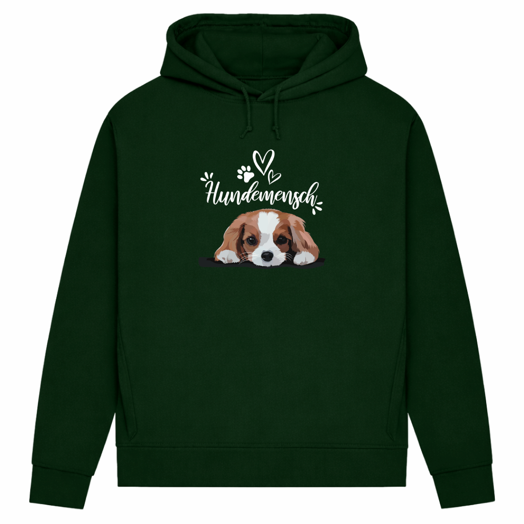 Hundemensch– Hoodie aus Bio-Baumwolle für Damen
