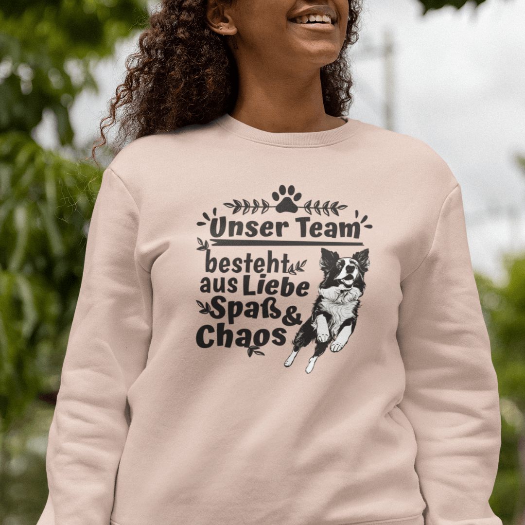 Unser Team - Sweatshirt für Damen