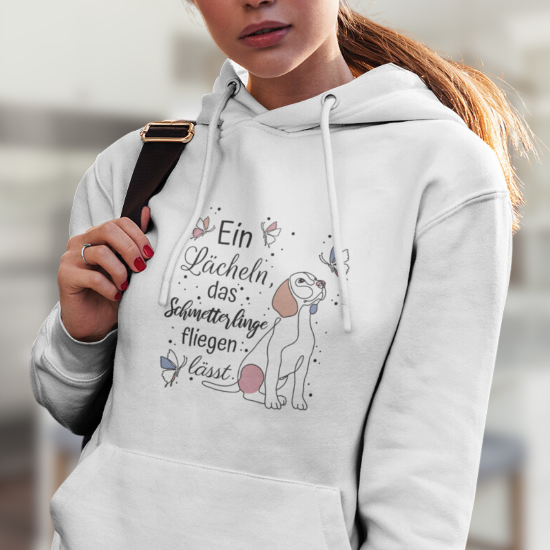 Schmetterlinge - Bio-Hoodie für Damen