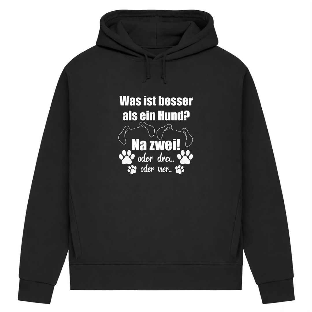Je Mehr Desto Besser– Hoodie aus Bio-Baumwolle für Damen