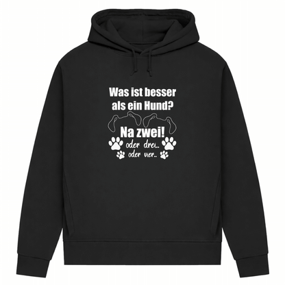 Je Mehr Desto Besser– Hoodie aus Bio-Baumwolle für Damen