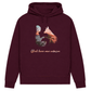 Glück kann man anfassen – Hoodie aus Bio-Baumwolle für Damen