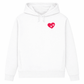 Pfötchen Im Herz– Hoodie aus Bio-Baumwolle für Damen