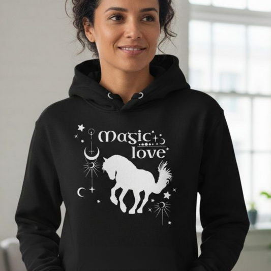 Magic Love - Bio-Hoodie für Damen