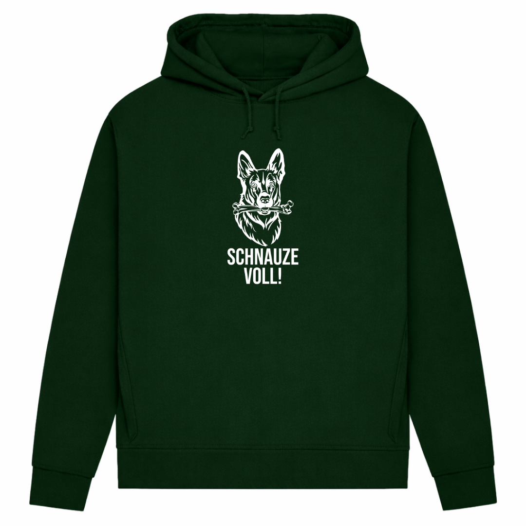 Schnauze Voll– Hoodie aus Bio-Baumwolle für Damen