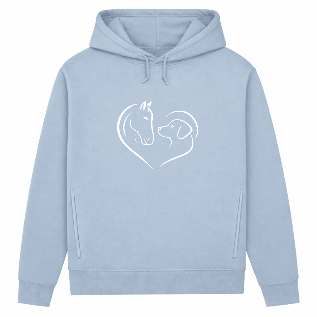 Herzensfreunde - Hoodie aus Bio-Baumwolle für Damen