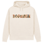 DOG MOM Damen Bio-Hoodie – Liebe auf vier Pfoten im Patchwork-Look