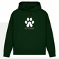 Herz und Pfötchen– Hoodie aus Bio-Baumwolle für Damen
