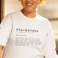 Pferdeliebe - Bio-Sweatshirt für Damen