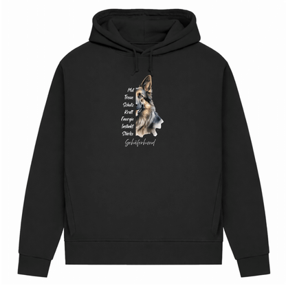 Schäferhund– Hoodie aus Bio-Baumwolle für Damen