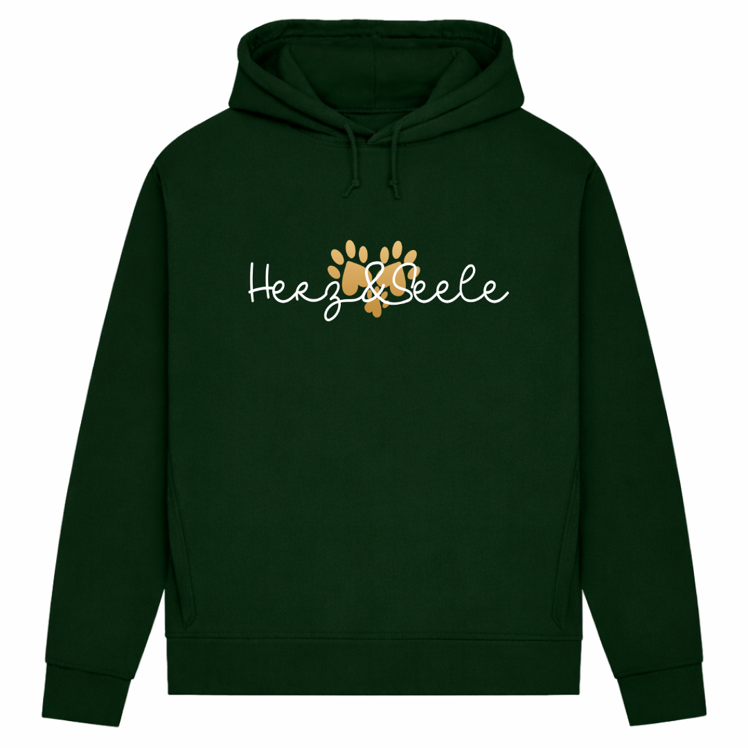 Herz und Seele – Hoodie aus Bio-Baumwolle für Damen