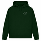 Paw & Flower Vibes– Hoodie aus Bio-Baumwolle für Damen