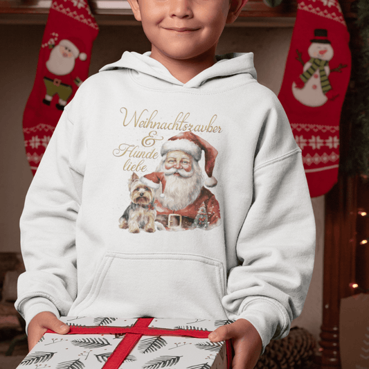 Weihnachtzauber - Premium Bio Hoodie für Kinder