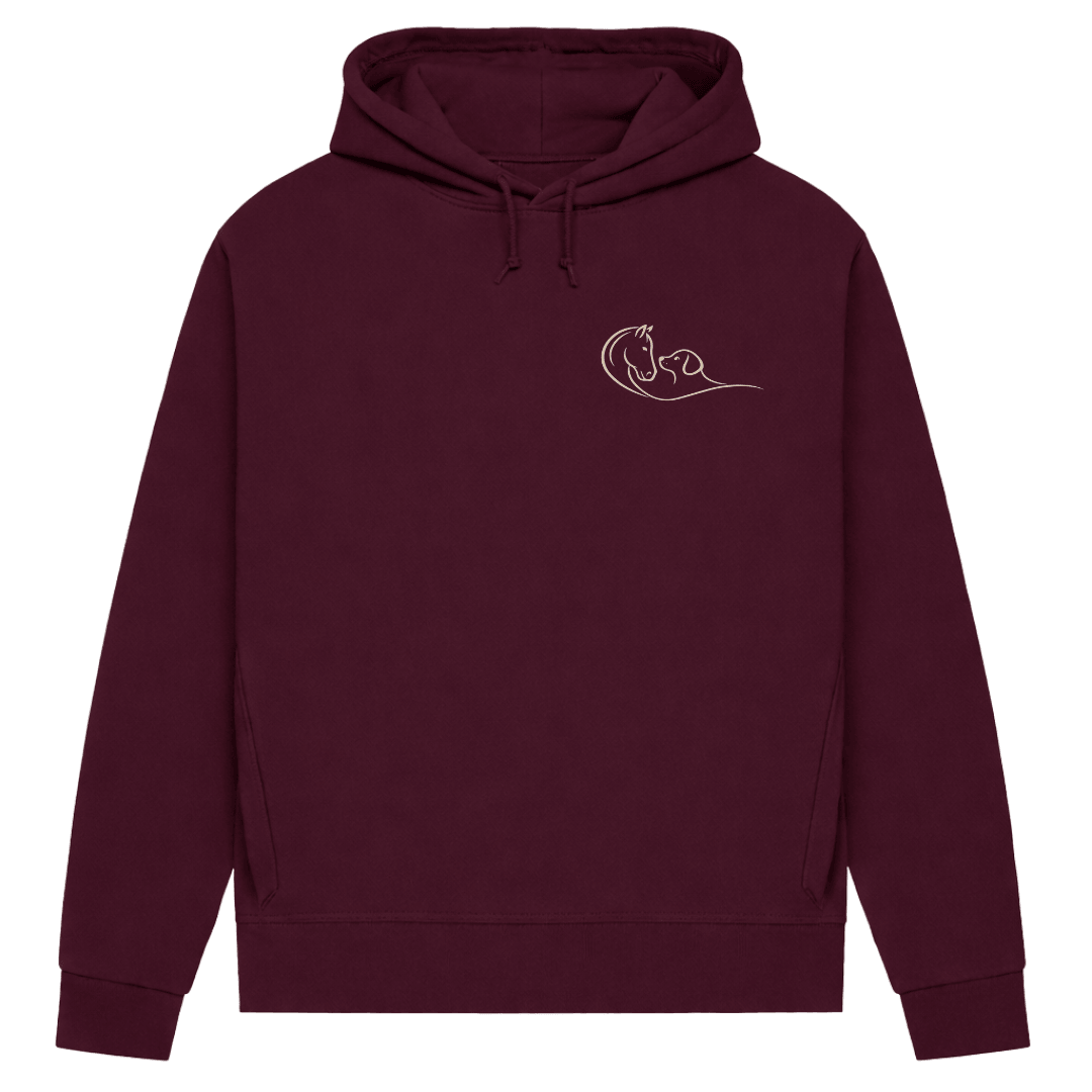 Seelenfreunde -Hoodie aus Bio-Baumwolle für Damen