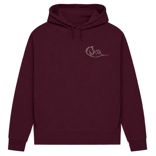 Seelenfreunde -Hoodie aus Bio-Baumwolle für Damen