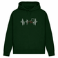 Lebenslinie – Hoodie aus Bio-Baumwolle für Damen
