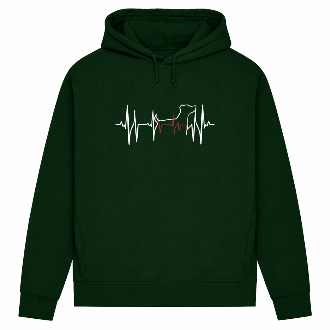 Lebenslinie – Hoodie aus Bio-Baumwolle für Damen
