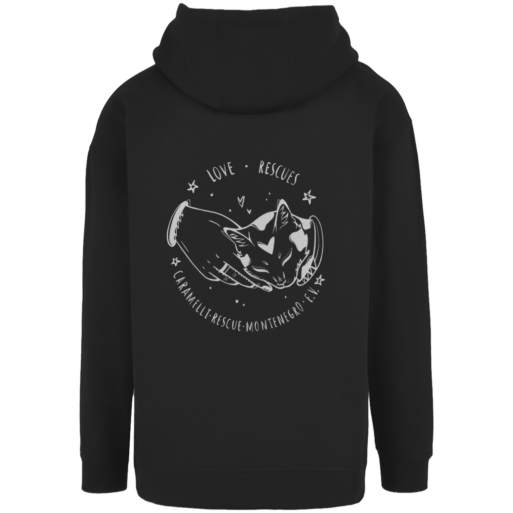 Love Rescues - Unisex Oversize Hoodie | Caramelli | Beidseitig |Winter Kollektion