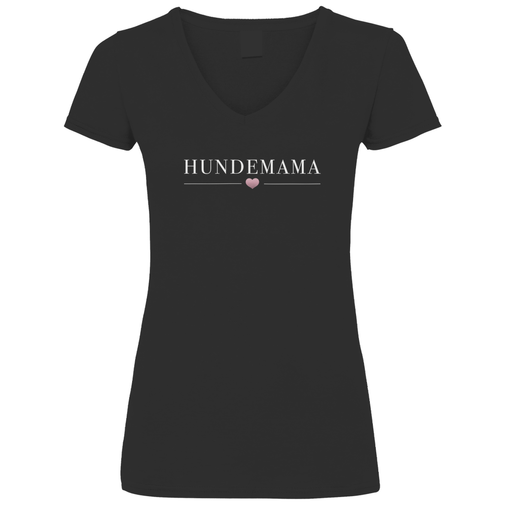 Hundemama - V-Shirt für Damen