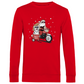 Biker Santa - Bio-Sweatshirt für Herren-Weihnachten