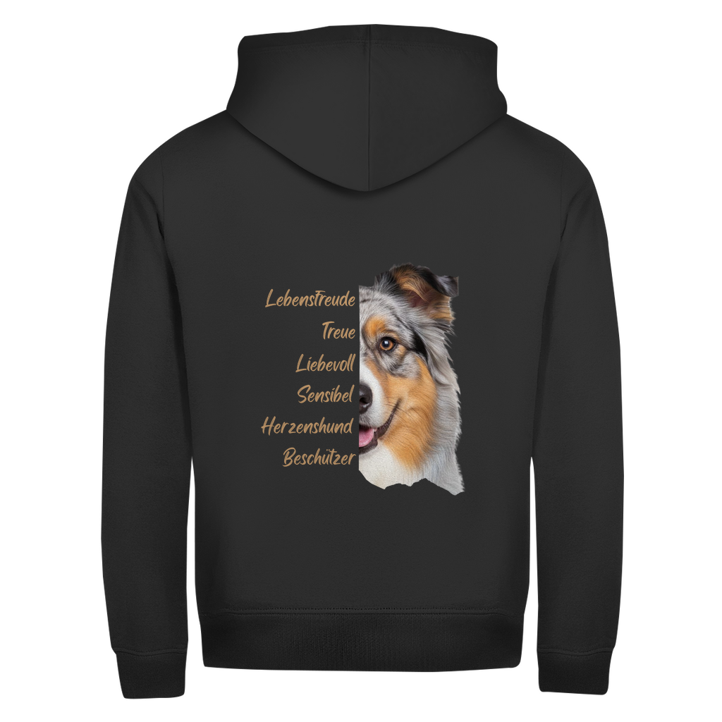 Australian Shepherd- Zipper-Hoodie Unisex