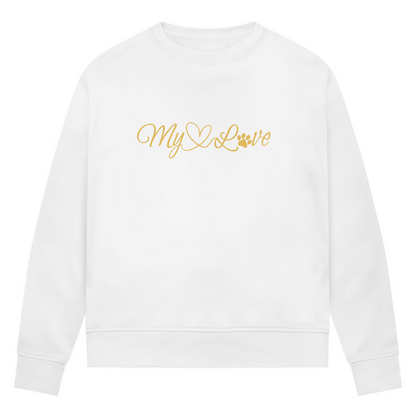 My Love - Bio-Sweatshirt für Damen